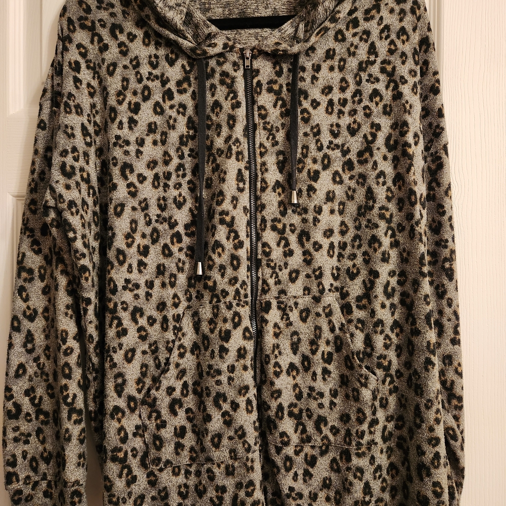 Maurices Leopard Print Hoodie